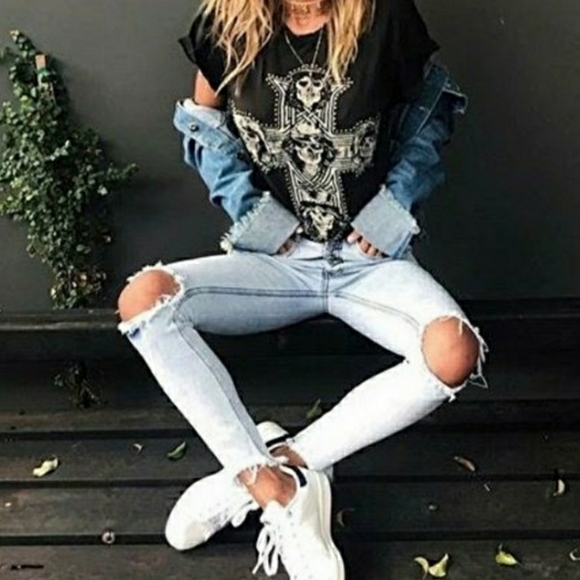 One by One Teaspoon Dixies High Waist Jeans - Picture 4 of 6